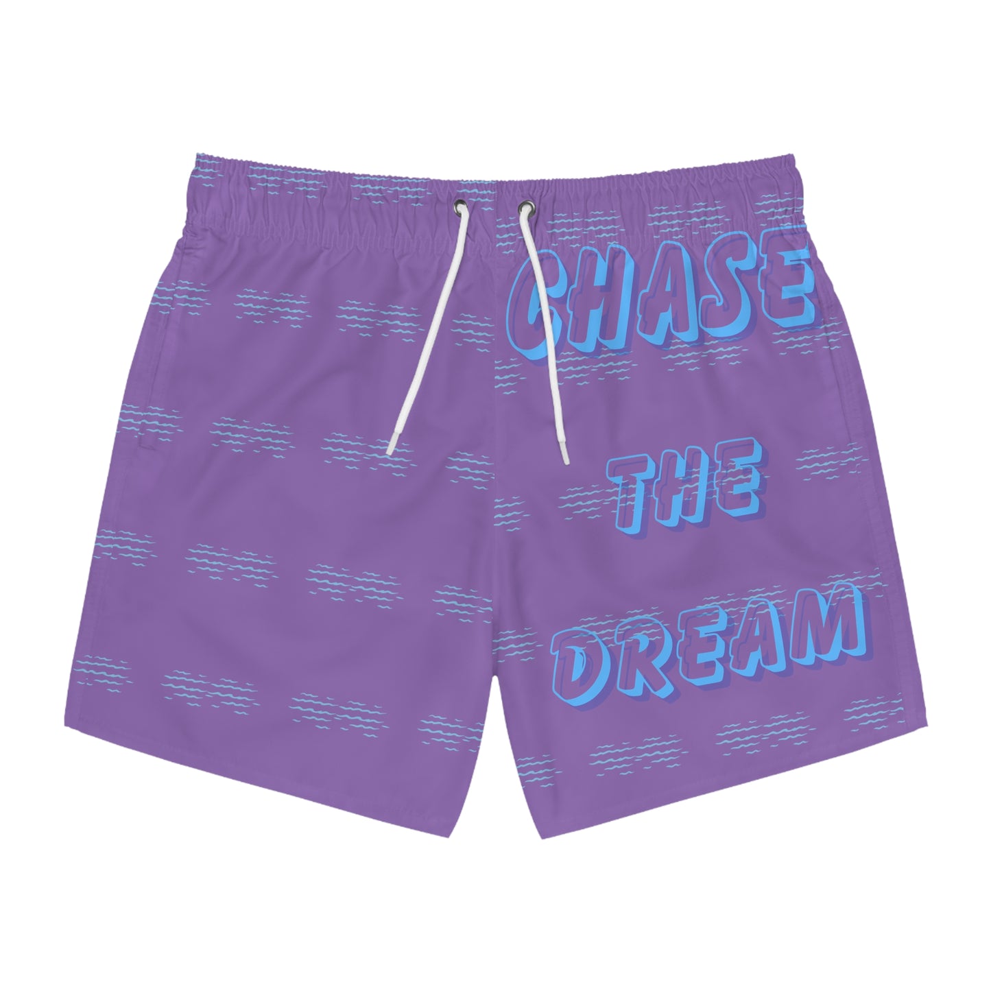 Chase the Dream Purple Swim Trunks